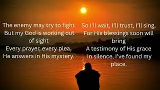 Silent God | Soft Trap Gospel Song (Official lyrics Video)