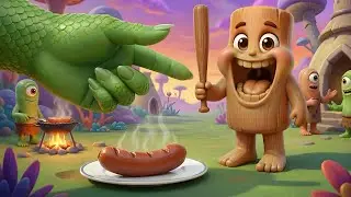 Tung Tung Sahur Mukbang With The Cyclops 👁️🍖😂