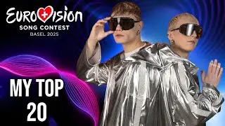 ESC 2025 | My Top 20 | New : 🇮🇸