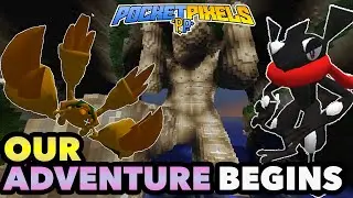 AN ORANGE METAGROSS In Our First Pixelmon Playthrough!   Pocket Pickels Yellow EP01