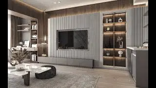100 stylowych przykładów na aranżację ścianki tv