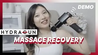 Hydragun massage gun review by badminton athlete (demo + tips for best use)
