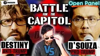 Destiny and D'Souza Debate MAGA, 2020, J6, Hunter Biden, and MOAR [OPEN PANEL!]