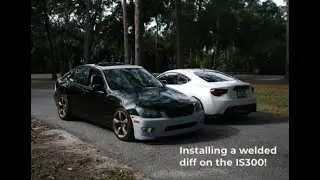Installing welded diff on the IS300!