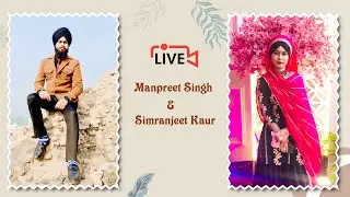 Manpreet Singh 💞 Simranjeet Kaur 📸 Saini Digital Studio Arno  ☎️ 9876407872