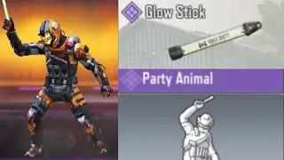 Call of duty mobile funny moment with glow stick emote