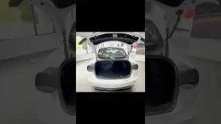 2025 Tesla Model 3 Trunk Space | Pearl White Color