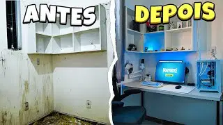 Transformando Meu Quarto Sujo no Quarto Gamer dos Sonhos!