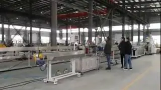 PA tube extrusion line