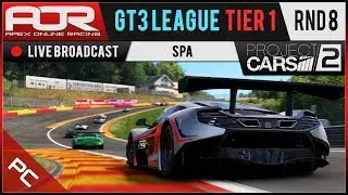 Project CARS 2 | AOR GT3 League | PC Tier 1 | S11 | R8: Spa-Francorchamps