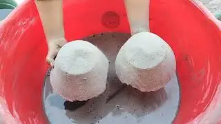 ASMR:dusty crispy soft pure ashes  dirt crumble dry+water/mazydar💯🤤