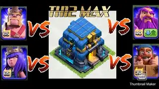 TOWN HALL 12 GIGA TESLA MAX VS ALL HEROES MAX | CLASH OF CLANS | #COC