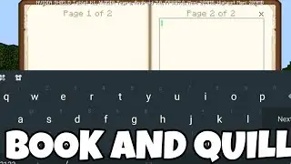 HOW TO USE THE BOOK AND QUILL IN MCPE // minecraft pe trick [1.2]