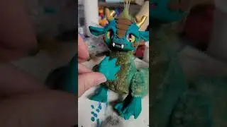 Baby dragon artdoll prototype🐉#artdolls #wip #dragon #baby #handmade #cute #shorts #clay #sculpey