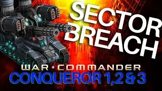 War Commander - Sector Breach Conqueror Bases (Fast + Free Repair)
