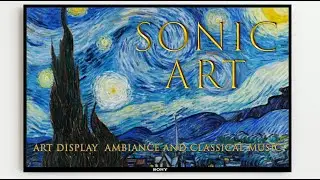 The Starry Night Painting by Vincent van Gogh - Animated Art Display And Classical Music