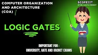 LOGIC GATES IN COA | SCOPEIIT | #scopeiit #computerarchitecture