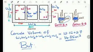 Centre Line Method with T Junction for Volume Calculation