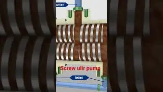 begini cara kerja Screw pump,agar menadapatkan tekanan tinggi #screw #pump #pressure #industrial