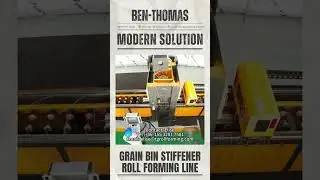 Silo stiffener forming machine / Silo post production line / Grain bin Silo omega equipment