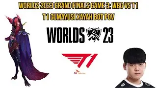 Worlds 2023 Grand Finals Game 3: WBG vs T1 | T1 Gumayusi Xayah Bot POV
