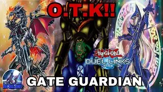GATE GUARDIAN DUEL LINKS : XYZ RANK 7 TURBO WITH SKILL ELEMENTS UNITE!!!