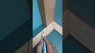 Perfecting Clean & Precise Corner Joints #Woodworking #Carpentry #Joinery #DIYProjects #WoodDesign
