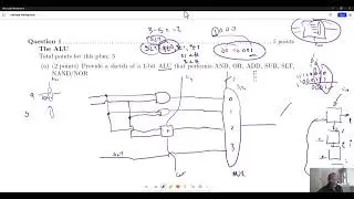 Q10 Fall2023 pbm01 - ALU sketch and ALU control lines part 1 of 2