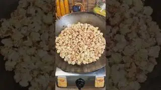 popcorn 🍿 food process #popcorn #popcornreaction #recipe#foryou