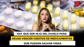 Hay que ser hijo del diablo para dejar vencer cientos de medicamentos que pueden salvar vidas