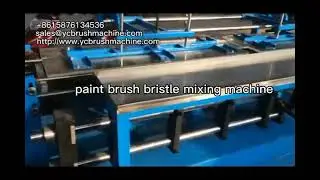 paint brush bristle mixing machine