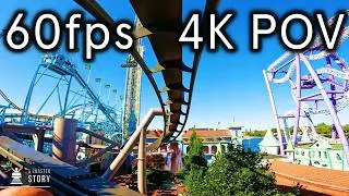 They fit an entire new roller coaster where??? Monster - Gr&ouml;na Lund 4K60 POV