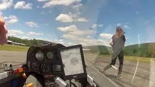 Glider Aerotow Launch Flight & Landing