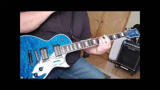 A Passage to Bangkok  -  RUSH -   (Guitar Cover)  LTD-EC-1000 Piezo