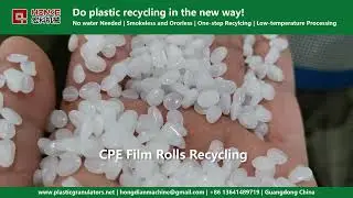 New-tech Plastic Granulator, In-house Plastic Recycling Machine, Easy to Use Pelletizer, No Water
