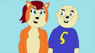 Sally Acorn & Simon Seville (DCSF 2010-2015 Style) Art by J.A. Ealy (An Autistic Person)