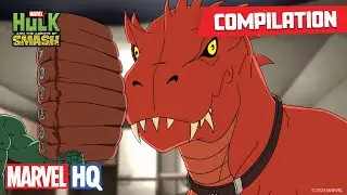Best Devil Dinosaur Moments 🦖 | Hulk and the Agents of S.M.A.S.H. | @MarvelHQ