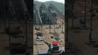 Shibang equipment installation site, sand making machine, vibrating screen, cone crusher