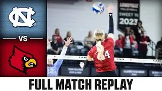 North Carolina vs. Louisville Full Match Replay | 2024 ACC Volleyball
