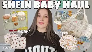 SHEIN BABY HAUL 🛍💙🤰🏽 maternity bag, organizers and newborn accessories ✨️ #shein #babyhaul #mater...