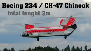 Boeing 234 / CH-47 Chinook | giant RC helicopter | 4K | Nesvacily 2022