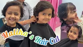 Maliha Chali Hair Cut Karvane,toddler hairstyle girl indian #babygirl #babygirlhaircutting #babygril