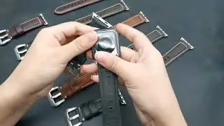 Leather loop Bracelet Belt Band for Apple Watch 7 6 5 4 3 2 1 42mm 38mm 44 40mm Strap