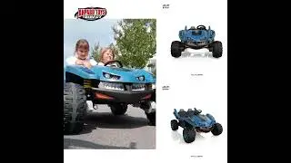 ANPABO 24V 4x4 Shark UTV Dune Racer | 2-Seater, Quad Motors, Bluetooth & Off-Road Suspension