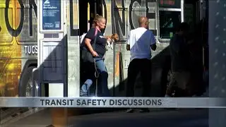 Local Teamsters Union representing Sun Tran drivers holds news conference on transit safety