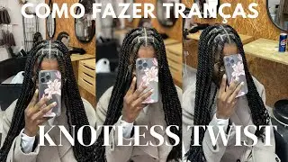 HOW TO DO KNOTLESS TWIST BRAIDS