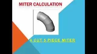 How to fabricate elbow (miter bend) from pipe