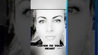 ▶️LISTEN TO YOUR HEART, by Karen.  #listentoyourheart #song #electropop #introspection #deephouse 