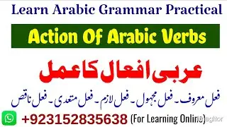 Arabic Grammar | Relative Pronouns | Arabic Verbs | فعل کا عمل