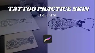 A Special Tribute to Mom: Tattoo Art on Practice Skin